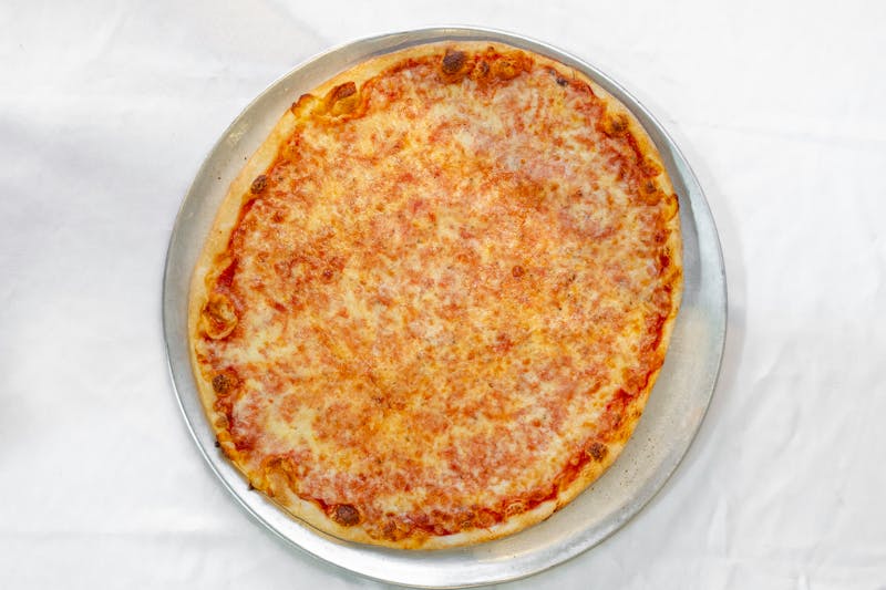 Cheese pizza at Johnny Jr's Pizza